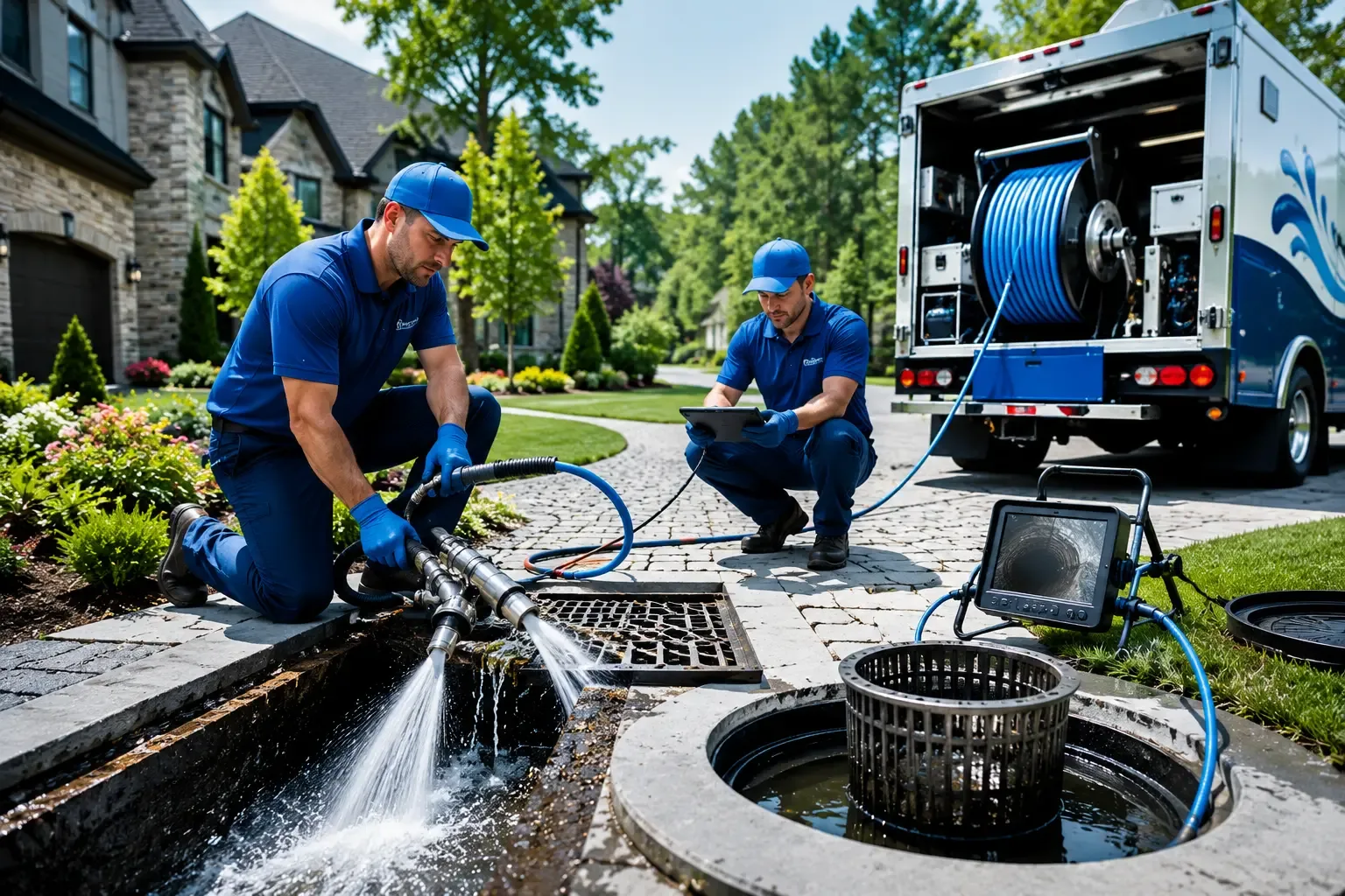 Local outdoor drain cleaning professionals in Conklin, MI